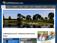 Tablet Screenshot of golfoklahoma.com